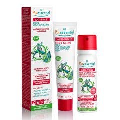 LOT Spray Répulsif Anti-Pique 75 ml + Crème apaisante 40ml Puressentiel