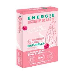 Bande de Cire froide Naturelle x32 Jambe, aisselles et maillot Energie Fruit