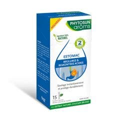 Brûlures d'estomac et Remontée Acides x15 sachets Arôme Naturel Menthe Phytosun Aroms