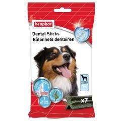 Bâtonnets dentaires pour chien x7 >10kg Beaphar