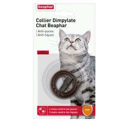 Collier Dimpylate Chat Anti-puces, Anti-tiques Beaphar