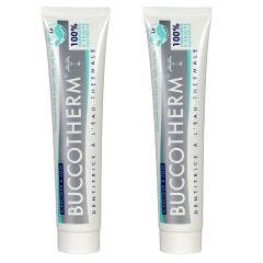 Dentifrices Blancheur et Soin à l'eau thermale bio 2x75ml Buccotherm
