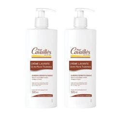 Crème Lavante Surgras 2x500 ml Dermo-Uht Peaux Sèches et Atopiques Rogé Cavaillès