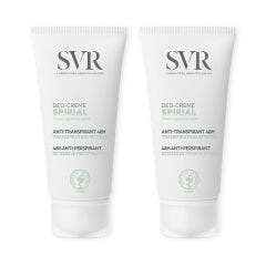 Creme Deodorant Anti-transpirant Intense 48h 2x50ml Spirial Svr