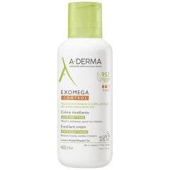 Crème émolliente anti-grattage 400ml Exomega Control Peaux Sèches à Tendance A l'Eczéma Atopique A-Derma