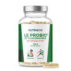 Probio² Probiotiques et Flavonoïdes 60 gélules Gastro-Résistantes NUTRI&CO