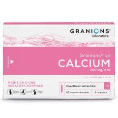 Granions® de Calcium 400 mg Oligo 30 ampoules Granions