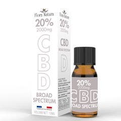 Huile de CBD 20% 10ml Broad Spectrum Flora Natura