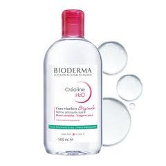 Eau micellaire sans parfum 500ml Crealine H2O Peaux sensibles, normales à mixtes Bioderma