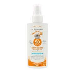 Spray Solaire Hypoallergnique Spf50 Bio 125g Bébé Alphanova