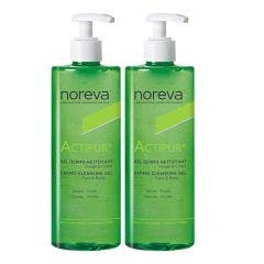 Gel Dermo Nettoyant Visage Et Corps 2x400 ml Actipur Noreva