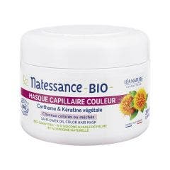 Masque capillaire couleur - Cartharme & Kératine Végétale Bio 200ml Cheveux colorés, méchés Natessance