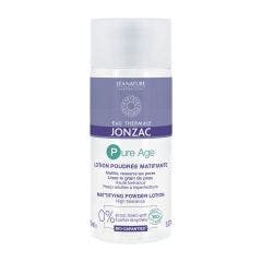 Lotion Poudrée Matifiante Bio 150ml Pure Age Eau thermale Jonzac