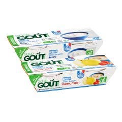 Brassé Au Lait de Vache 2x100g Dès 6 Mois Good Gout