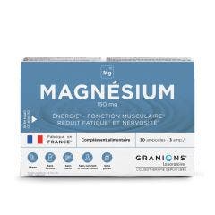 Magnésium 150 mg 30 Ampoules Granions