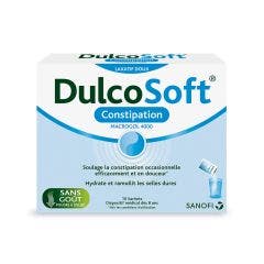 Soulage la constipation en douceur 10 Sachets de 10g Avec Macrogol 4000 Dulcosoft