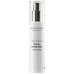 Total Renewal Crème De Nuit Renouvelante Anti-Âge 50ml Time Miracle MÁDARA organic skincare