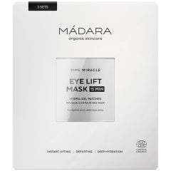 Masque Yeux Hydra-Gel x3 Paires Time Miracle MÁDARA organic skincare