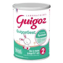 GuigozGest 2 Lait En Poudre 6 A 12 Mois 780g 6 A 12 Mois Formule Epaissie Guigoz