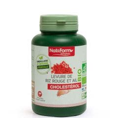 Levure de riz rouge et ail Bio 200 gélules Cholestérol Nat&Form