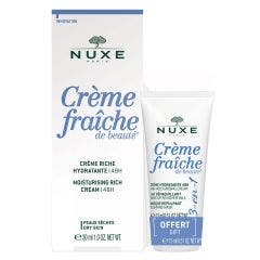 Kit Crème Fraiche Riche 30ml + Crème fraiche 3en1 15ml 30ml Creme Fraîche De Beaute Peaux sèches Nuxe