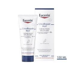 Creme Pieds 10% D'uree 100ml UreaRepair Plus Peaux Sèches et rugueuses Eucerin