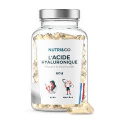 Acide Hyaluronique Peau et Anti-Age 60 Gélules NUTRI&CO