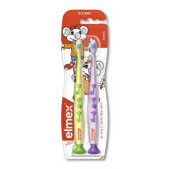Brosse a dents Enfant x2 0 a 3 ans Elmex