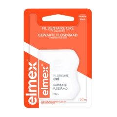 Fil Dentaire Cire Gout Menthe 50m Elmex
