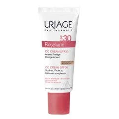 Cc Cream Spf30 Peaux Sensibles A Rougeurs 40ml Roseliane Uriage