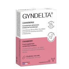 Canneberge 30 Gelules Gyndelta Ccd