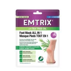 Masque pieds tout en 1 x1 paire Emtrix