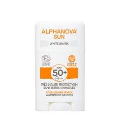 Stick Solaire Blanc Bio Spf50+ Sun Visage 12g Alphanova