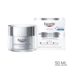 Soin De Jour Spf15 Anti-age Peaux Sèches 50ml Hyaluron-Filler + 3x Effect Eucerin