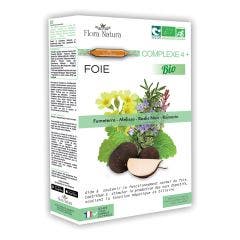 Foie 20 ampoules Complexe 4+ fumeterre Flora Natura