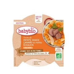 Festin de patate douce de canard du poitou échalion 230 g Dès 12 mois Babybio
