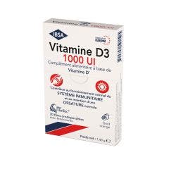 Vitamine D3 1000UI x30 Films Orodispersibles FilmTec Goût Orange Ibsa Pharma