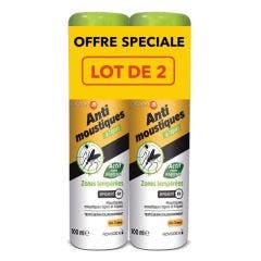 Expert 123 Spray Répulsif Moustique et Tiques - Zones Tempérées 2x100ml Novodex