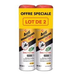 Expert 123 Spray Répulsif Moustique et Tiques - Zones Tropicales 2x100ml Novodex
