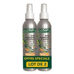 Phytorigin Spray Assainissant Et Purifiant 32 Huiles Essentielles 2x200ml Novodex