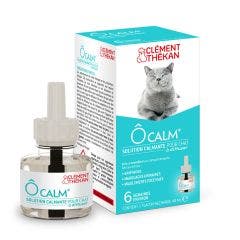 Ôcalm Solution calmante 1 flacon recharge 48ml pour chat à diffuser Clement-Thekan