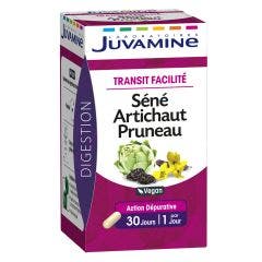 Sene Artichaut Pruneau Transit Facilite 30 Gelules Juvamine