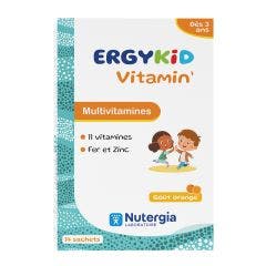 Ergykid Vitamin' 14 Sachets Goût Orange Nutergia