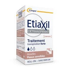 Confort + Aisselles 15ml Detranspirant Peaux Sensibles Etiaxil