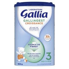 Lait En Poudre 900 g Galliagest Premium 3 Croissance 12 Mois à 3 Ans Gallia