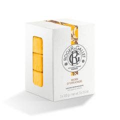 Coffret Savon Bienfaisant 3x100g Bois D'Orange Base Végétale Roger & Gallet