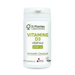 Vitamine D3 2000 UI Végétale 60 Comprimés D. Plantes