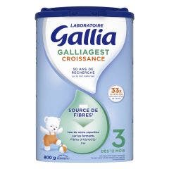 Lait En Poudre 800g Galliagest Croissance Dès 12 Mois Gallia