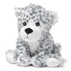 Bouillote Léopard Blanc Cozy Peluche Warmies Dès La Naissance Soframar