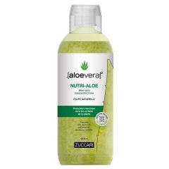 NUTRI-ALOE Pur Jus d'Aloe vera non pasteurisé sans eau ajoutée x 2 concentré 1litre [aloevera]2 Zuccari